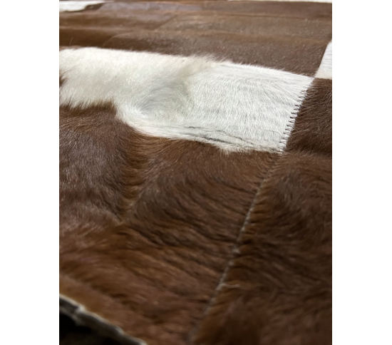 Шкіра натуральна 7016 Marron/Blanco - Висока якість за найкращою ціною в Україні зображення 3.