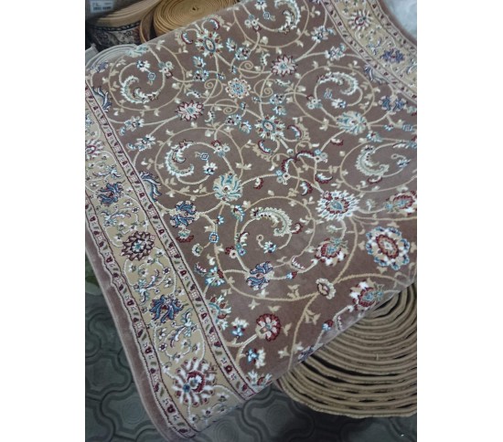 Высокоплотная ковровая дорожка Ottoman 0917 коричневый - высокое качество по лучшей цене в Украине