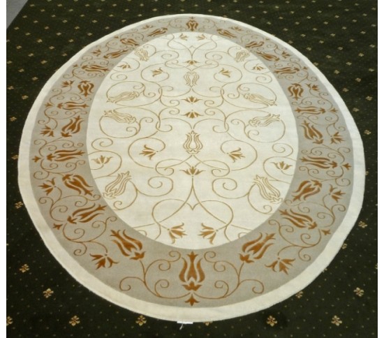 Килим з вовни з шовком 150L Tibetan Carpet o TX 355RM/cream - Висока якість за найкращою ціною в Україні