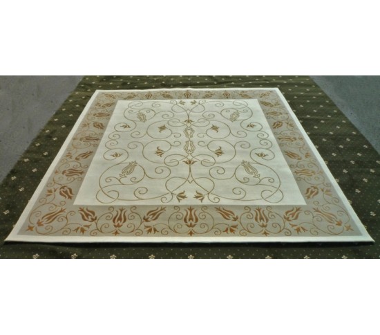 Килим з вовни з шовком 150L Tibetan Carpet o TX 355RM/cream - Висока якість за найкращою ціною в Україні зображення 5.