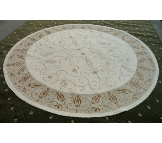 Килим з вовни з шовком 150L Tibetan Carpet o TX 355RM/cream - Висока якість за найкращою ціною в Україні зображення 3.