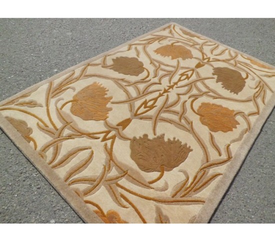 Килим з вовни з шовком 200L YAKAHAIR SILK QH150-0203RA1 - Висока якість за найкращою ціною в Україні зображення 2.