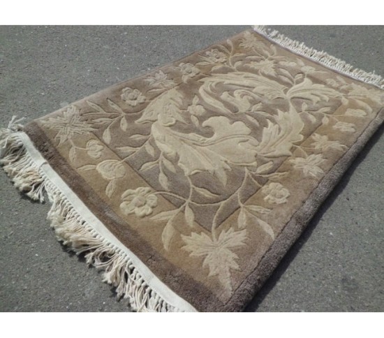 Вовняний килим Natural 120L Natural color QHS-417 - Висока якість за найкращою ціною в Україні зображення 2.