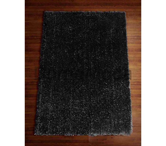 Високоворсный килим Kelebek S000K Black - Висока якість за найкращою ціною в Україні