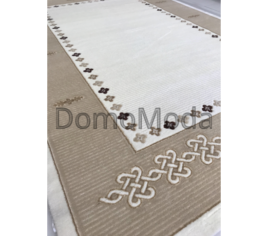 Акриловий килим 9806A cream - Висока якість за найкращою ціною в Україні зображення 2.