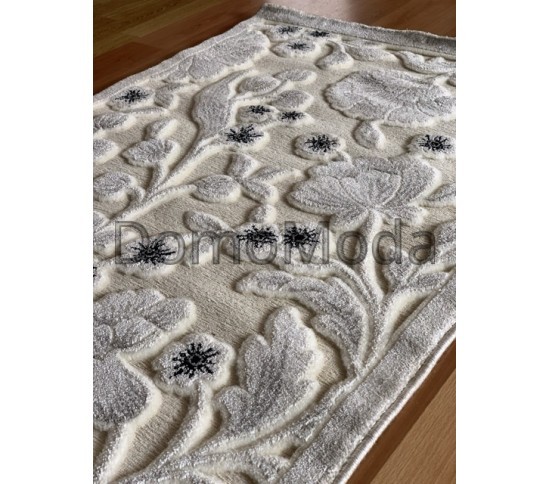 Акриловый ковер Lalee Ambiente 800 white-silver - высокое качество по лучшей цене в Украине изображение 3.