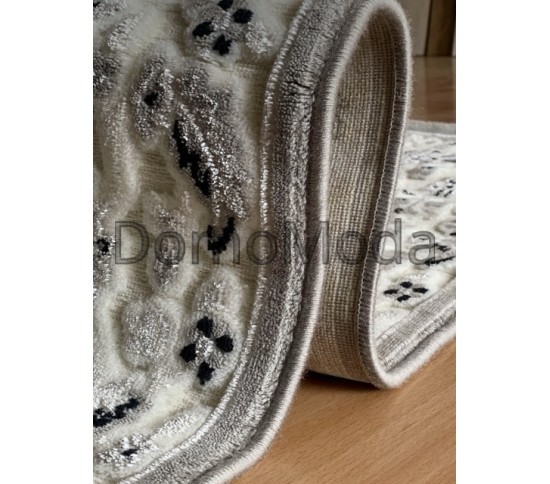 Акриловий килим Lalee Ambiente 801 white-silver - Висока якість за найкращою ціною в Україні зображення 5.