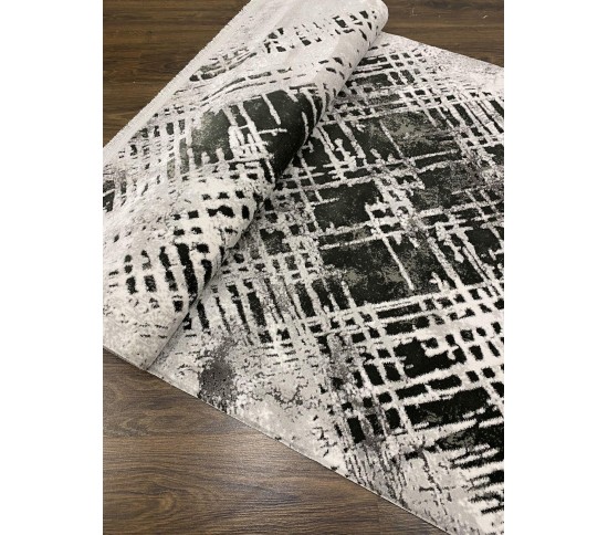 Акриловий килим Ambiente AB26B , GREY CREAM - Висока якість за найкращою ціною в Україні зображення 2.