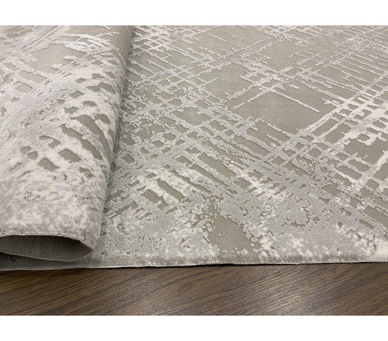 Акриловий килим Ambiente AB26C , LIGHT GREY - Висока якість за найкращою ціною в Україні зображення 2.