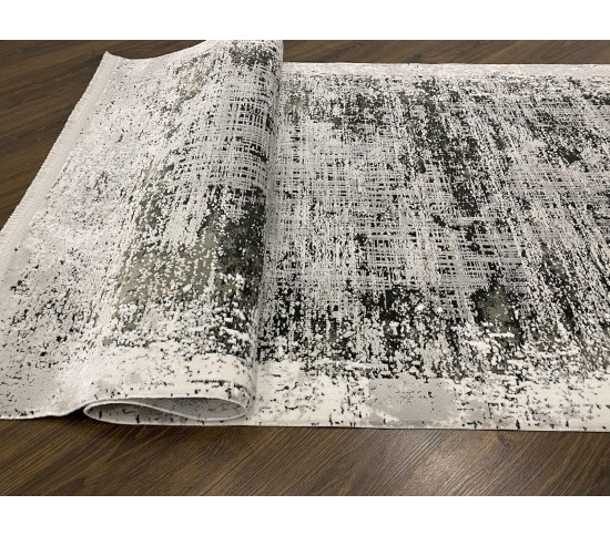 Акриловий килим Ambiente AB21B grey cream - Висока якість за найкращою ціною в Україні зображення 4.