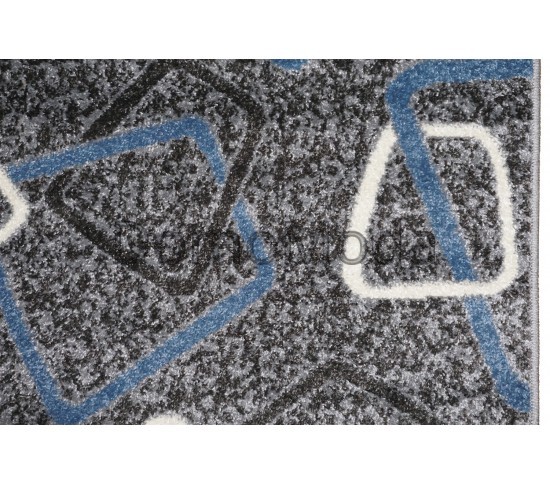 Синтетична килимова доріжка AQUA 02589A BLUE/L.GREY - Висока якість за найкращою ціною в Україні зображення 3.