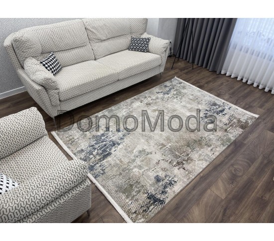 Акриловий килим AQUA A105C, BEIGE BLUE - Висока якість за найкращою ціною в Україні зображення 6.