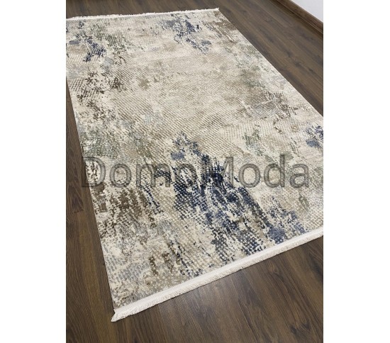 Акриловий килим AQUA A105C, BEIGE BLUE - Висока якість за найкращою ціною в Україні зображення 5.