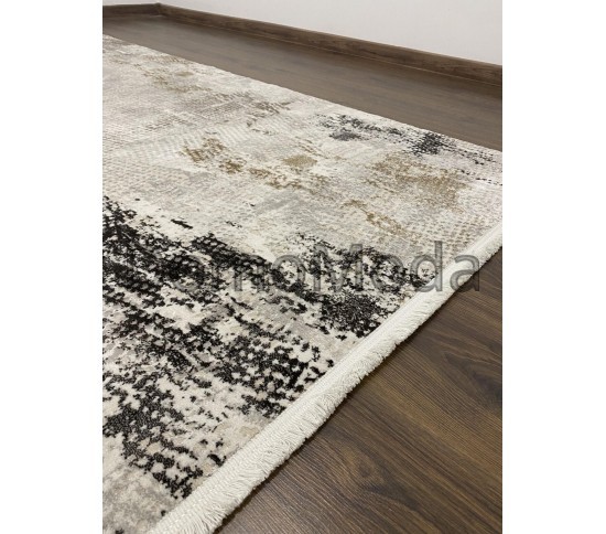 Акриловый ковер AQUA A105F , GREY YELLOW - высокое качество по лучшей цене в Украине изображение 4.