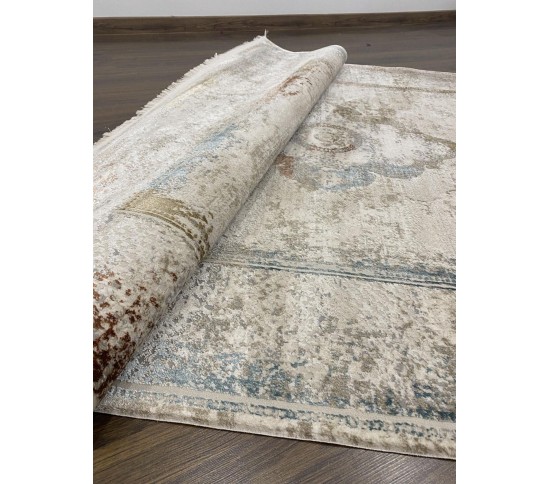 Акриловий килим AQUA A108A , BEIGE ORANGE - Висока якість за найкращою ціною в Україні зображення 4.