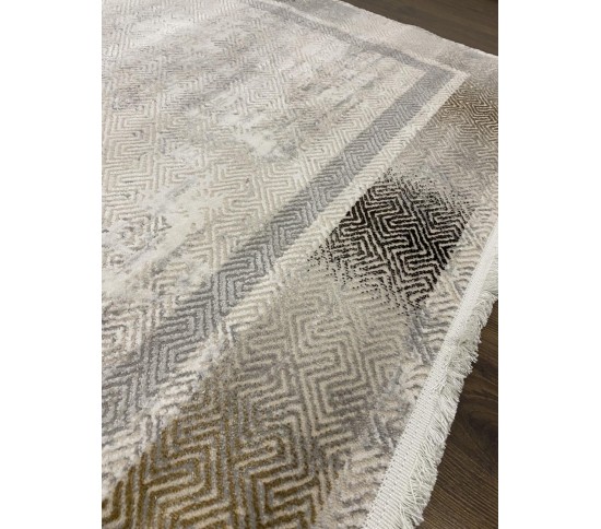 Акриловий килим AQUA A250G , GREY YELLOW - Висока якість за найкращою ціною в Україні зображення 6.