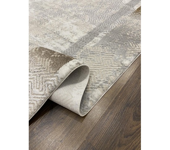 Акриловий килим AQUA A250G , GREY YELLOW - Висока якість за найкращою ціною в Україні зображення 4.