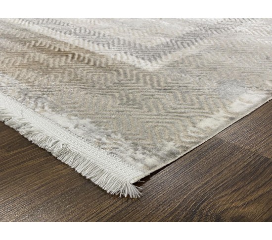 Акриловий килим AQUA A250G , GREY YELLOW - Висока якість за найкращою ціною в Україні зображення 2.