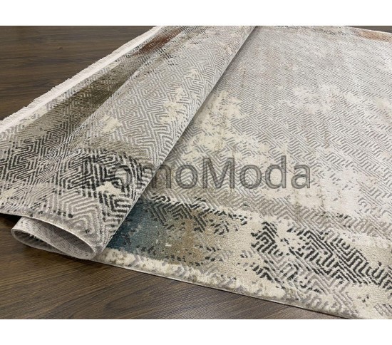 Акриловий килим AQUA A250J , BEIGE ORANGE - Висока якість за найкращою ціною в Україні зображення 6.