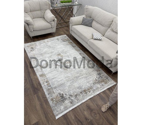 Акриловий килим AQUA A254D , GREY YELLOW - Висока якість за найкращою ціною в Україні зображення 2.