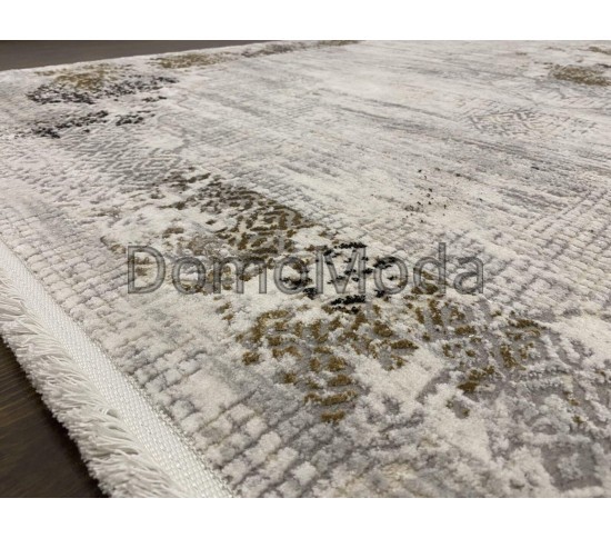 Акриловий килим AQUA A254D , GREY YELLOW - Висока якість за найкращою ціною в Україні зображення 4.