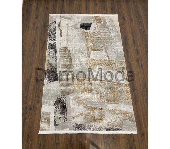 Акриловий килим AQUA A261B , GREY YELLOW - Висока якість за найкращою ціною в Україні