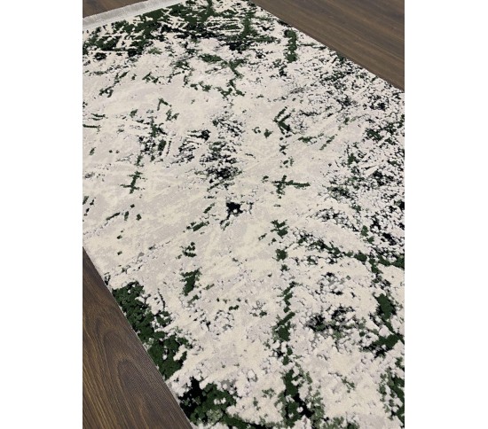 Акриловий килим ARLES AS05D CREAM-GREEN Купити в інтернет магазині ДомоМода фото 6 Акриловий килим ARLES AS05D CREAM-GREEN - Висока якість за найкращою ціною в Україні зображення 6.