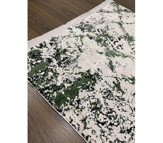 Акриловий килим ARLES AS05D CREAM-GREEN Купити в інтернет магазині ДомоМода фото 5 Акриловий килим ARLES AS05D CREAM-GREEN - Висока якість за найкращою ціною в Україні зображення 5.