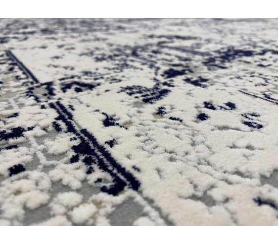 Акриловий килим ARLES AS15A WHITE-GREY - Висока якість за найкращою ціною в Україні зображення 6.