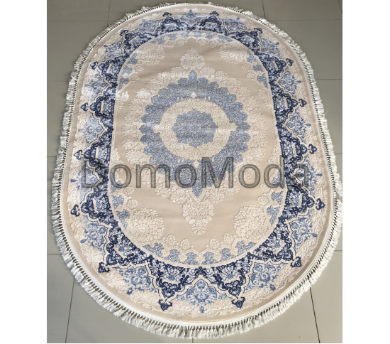 Акриловий килим Diora 3528A B.Beige / B.Blue - Висока якість за найкращою ціною в Україні зображення 3.