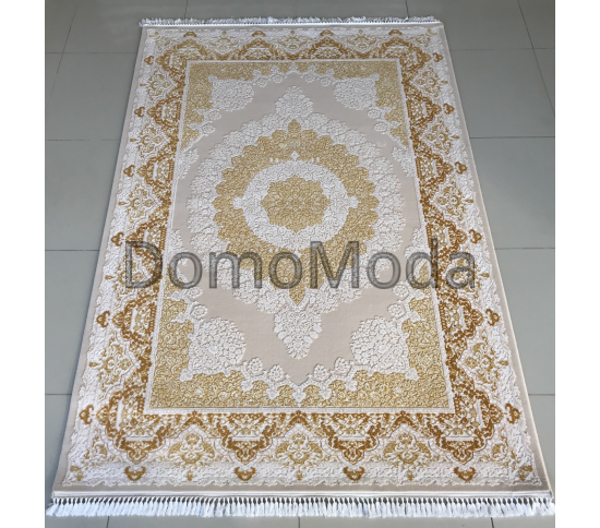 Акриловий килим Diora 3528A B.Beige / L.Gold Купити в інтернет магазині ДомоМода Акриловий килим Diora 3528A B.Beige / L.Gold - Висока якість за найкращою ціною в Україні