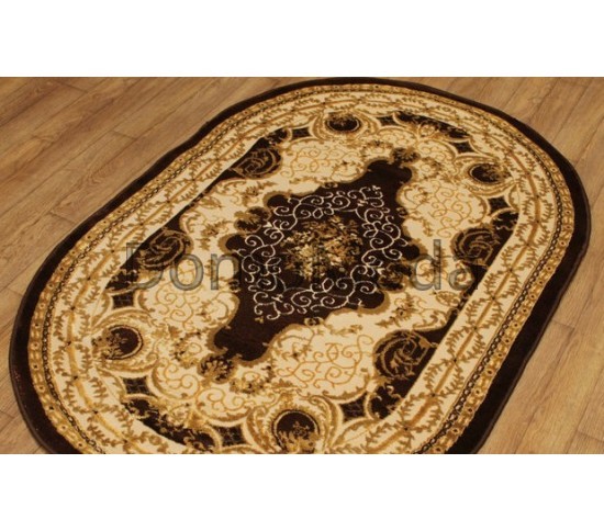 Акриловий килим Exclusive 0350 brown Купити в інтернет магазині ДомоМода фото 2 Акриловий килим Exclusive 0350 brown - Висока якість за найкращою ціною в Україні зображення 2.
