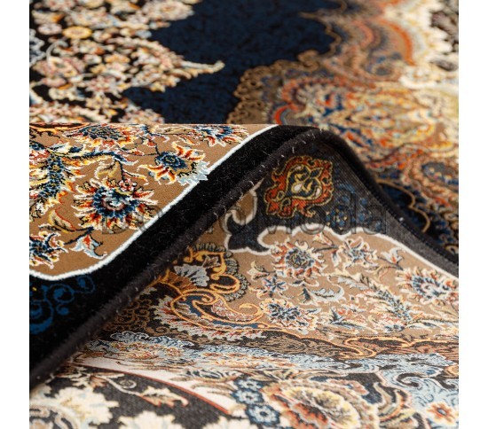 Персидский ковер Farsi 96-DBL Dark Blue - высокое качество по лучшей цене в Украине изображение 6.