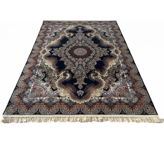 Персидский ковер Farsi 96-DBL Dark Blue - высокое качество по лучшей цене в Украине изображение 4.