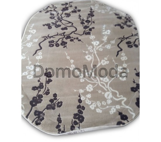 Акриловий килим Florya 0007 l.beige-l.beige - Висока якість за найкращою ціною в Україні зображення 4.