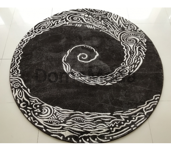 Акриловий килим Florya 0069JO brown (caramel-crem) - Висока якість за найкращою ціною в Україні зображення 4.