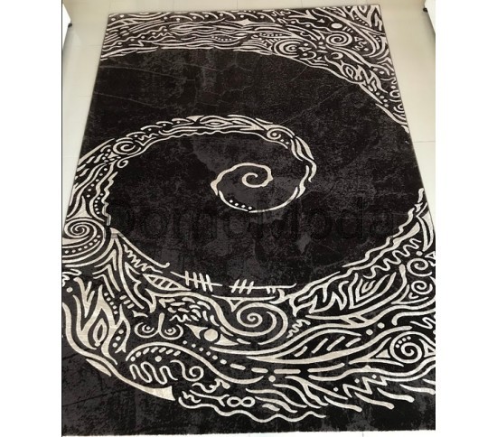 Акриловий килим Florya 0069JO brown (caramel-crem) - Висока якість за найкращою ціною в Україні