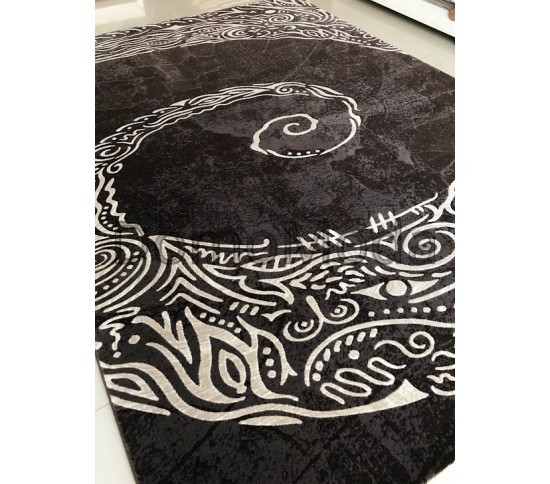 Акриловий килим Florya 0069JO brown (caramel-crem) - Висока якість за найкращою ціною в Україні зображення 2.