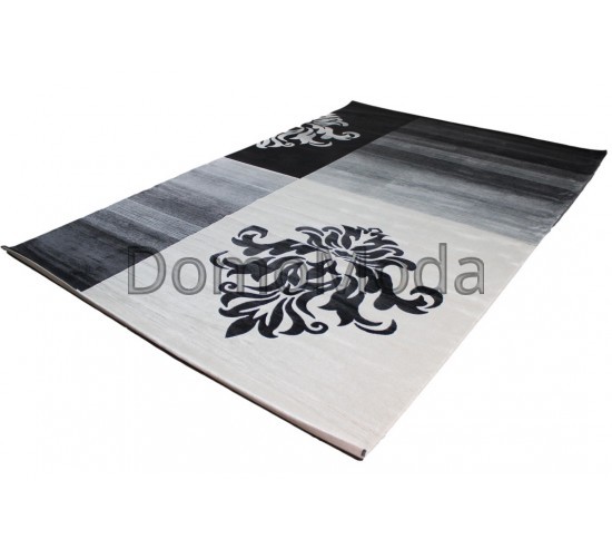 Акриловий килим Florya 0142 siyah - Висока якість за найкращою ціною в Україні