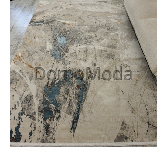 Килим GEMMA GM41B h.b light beige - blue - Висока якість за найкращою ціною в Україні зображення 5.