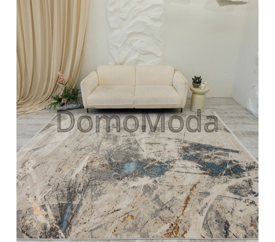 Килим GEMMA GM41B h.b light beige - blue - Висока якість за найкращою ціною в Україні