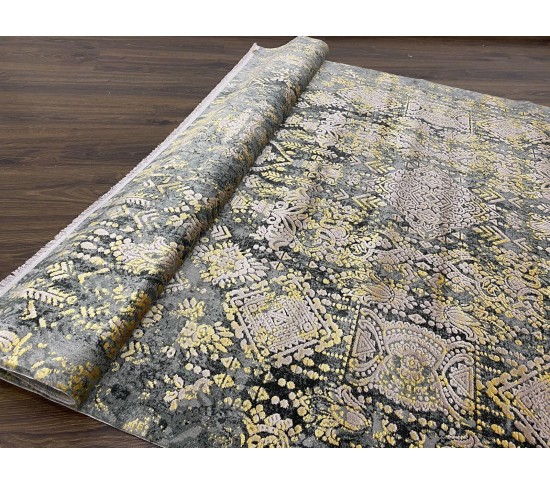 Акриловий килим IKON IK00H , ANTHRACITE - Висока якість за найкращою ціною в Україні зображення 3.