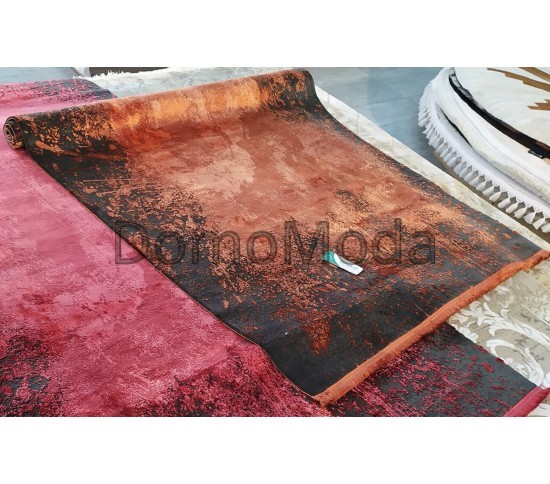 Акриловый ковер MAGNIFIQUE MQ48L ORANGE-GREY - высокое качество по лучшей цене в Украине изображение 2.