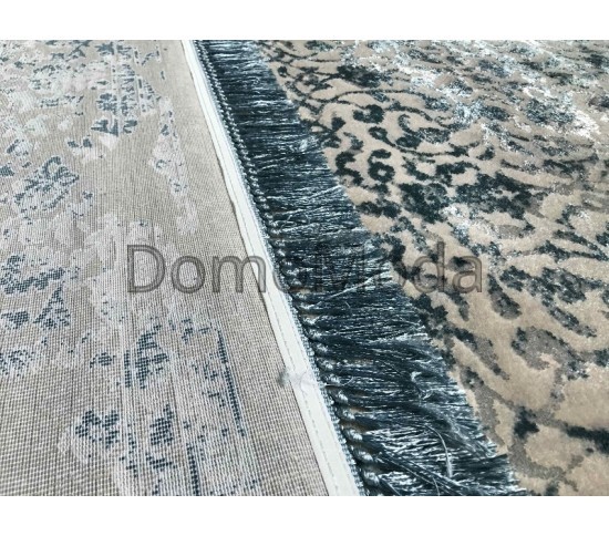 Акриловый ковер Manyas P0918 C.Ivory-Blue - высокое качество по лучшей цене в Украине изображение 2.