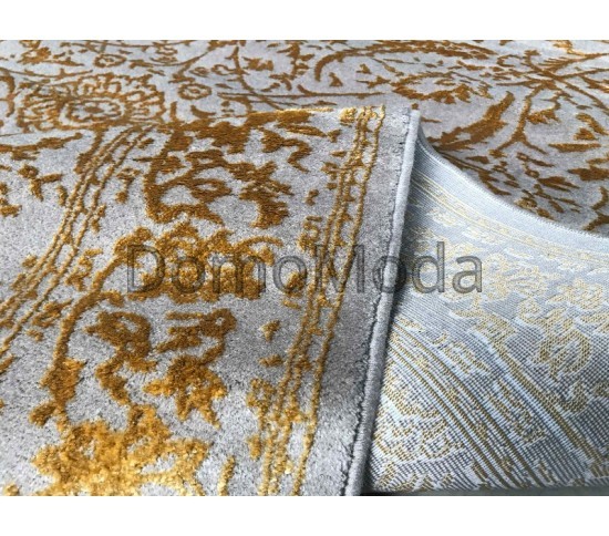 Акриловий килим Manyas W1699 L.Grey-Gold - Висока якість за найкращою ціною в Україні зображення 3.