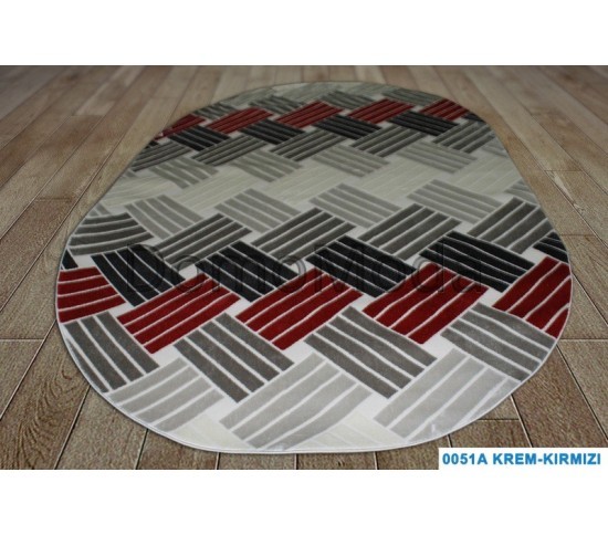Акриловий килим Monaco 0051A krem-kirmizi - Висока якість за найкращою ціною в Україні зображення 2.