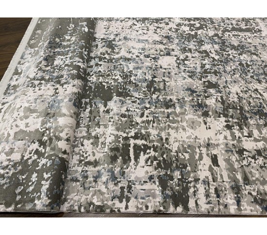 Акриловий килим MOTTO TT01B , GREY LIGHT BLUE - Висока якість за найкращою ціною в Україні зображення 4.