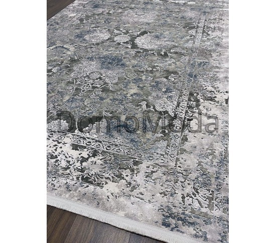 Акриловий килим MOTTO TT06C , GREY BLUE - Висока якість за найкращою ціною в Україні