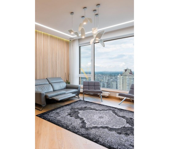 Акриловый ковер NERO NO01B , GREY ANTHRACITE - высокое качество по лучшей цене в Украине изображение 6.