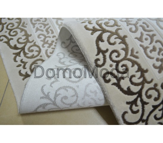 Акриловий килим Nirvana (Нирвана) 3102B CREAM/BROWN - Висока якість за найкращою ціною в Україні зображення 2.